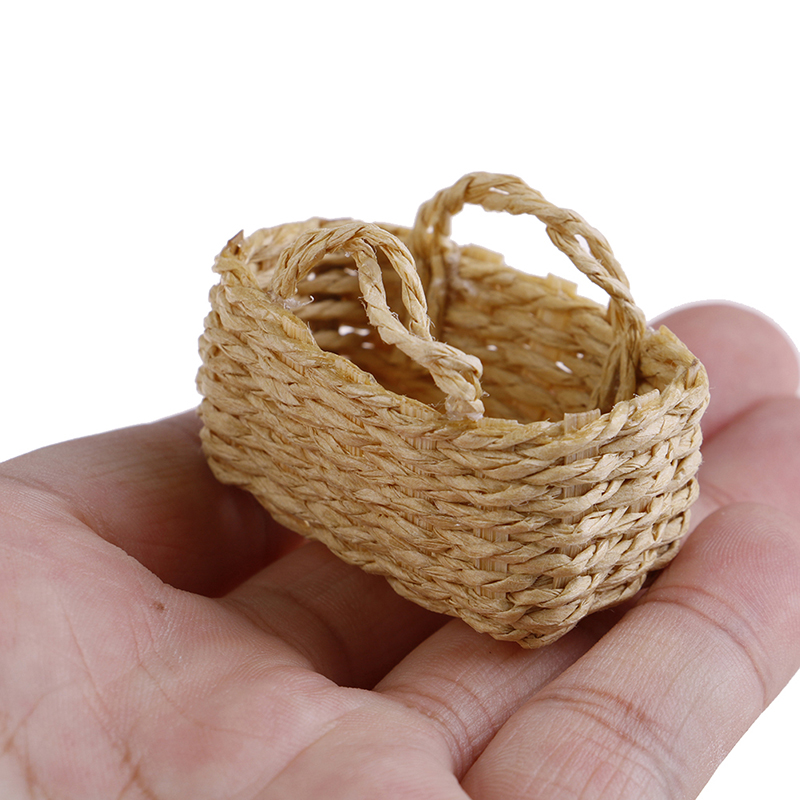 Food Storage For - 1:12 Dollhouse Miniature Storage Basket Vegetable
