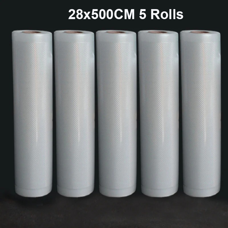 Food Storage Roll Bags - Kitchen Bags For Vacuum Food Vacuum