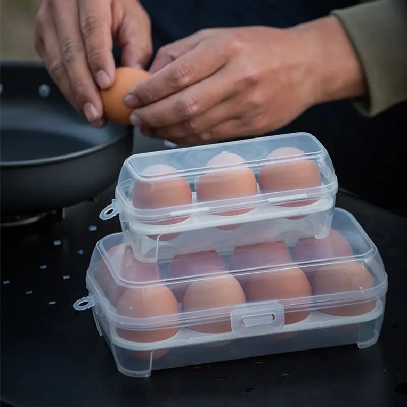 Food Storage Eggs - Portable Shockproof Egg Container, Outdoor Camping