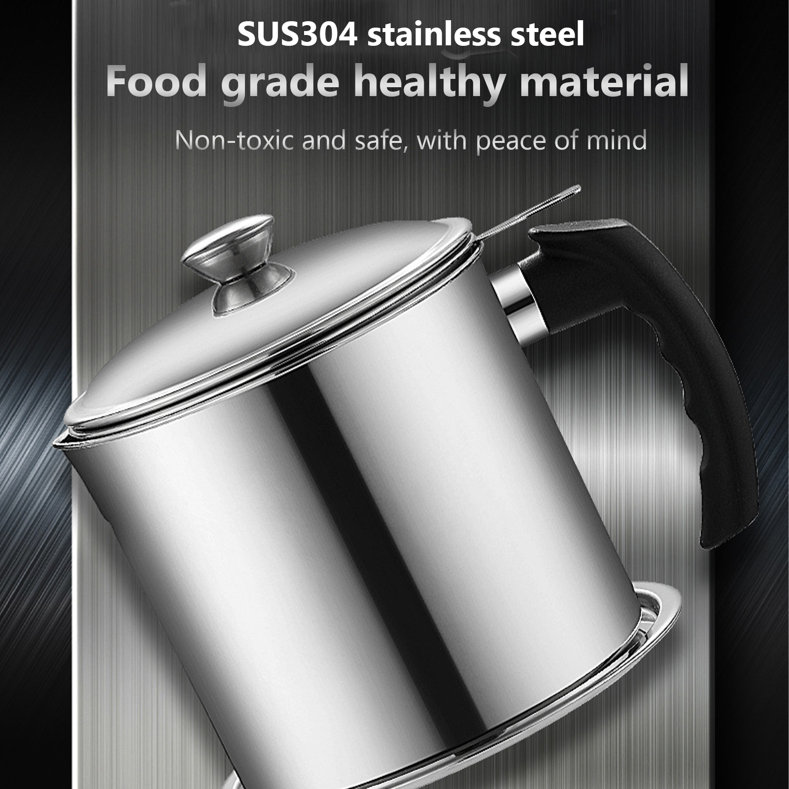 Oil Strainer Pot Stainless Ste - огляд і ціна Herb Keeper Container