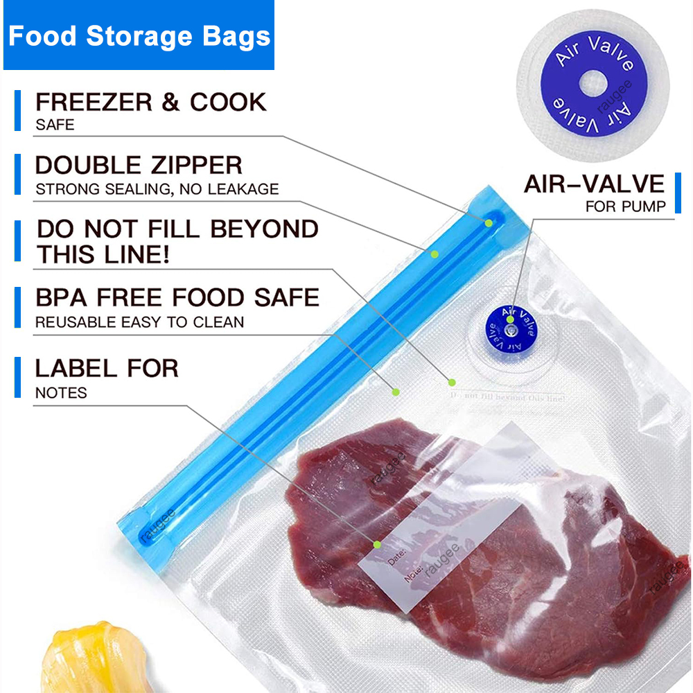 Vacuum Bags Reusable Food Vacu - огляд і ціна Food Storage Roll Bags