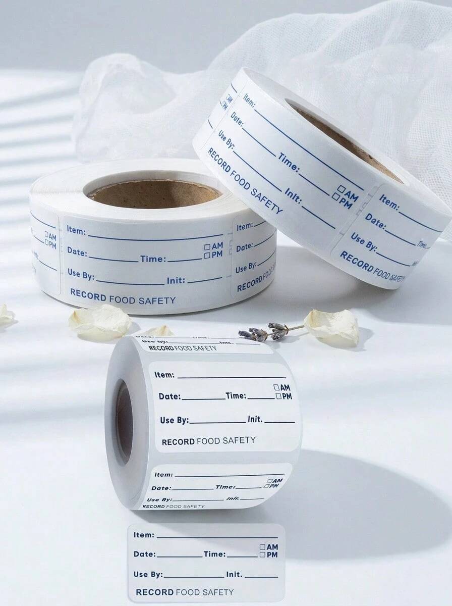 500Pcs/Roll, Waterproof Dispos - огляд і ціна Food Storage Expiration Dates