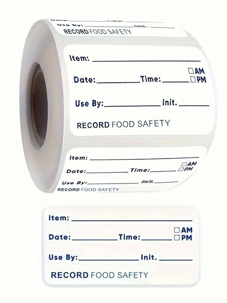 500Pcs/Roll, Waterproof Dispos - огляд і ціна Food Storage Expiration Dates