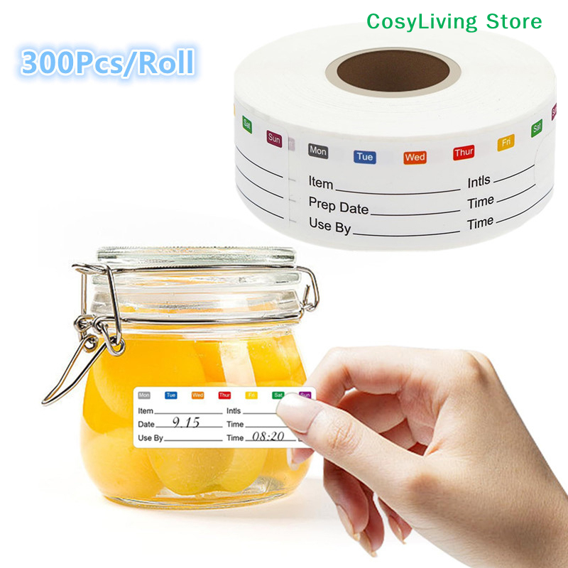 [CL]300Pcs/Roll Kitchen Date F - огляд і ціна Food Storage Expiration Dates