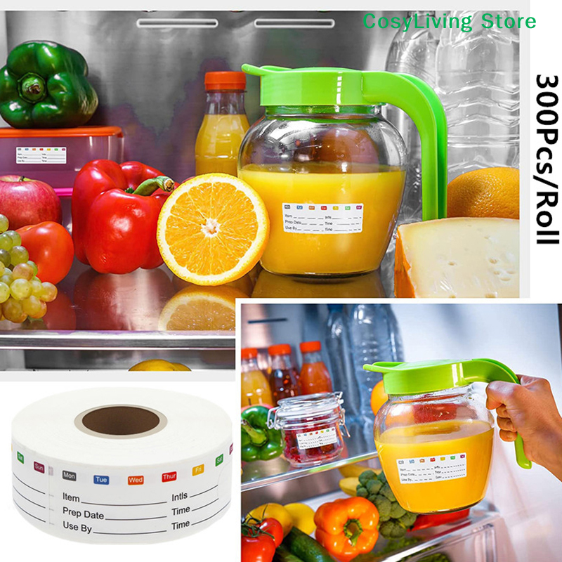 [CL]300Pcs/Roll Kitchen Date F - огляд і ціна Food Storage Expiration Dates