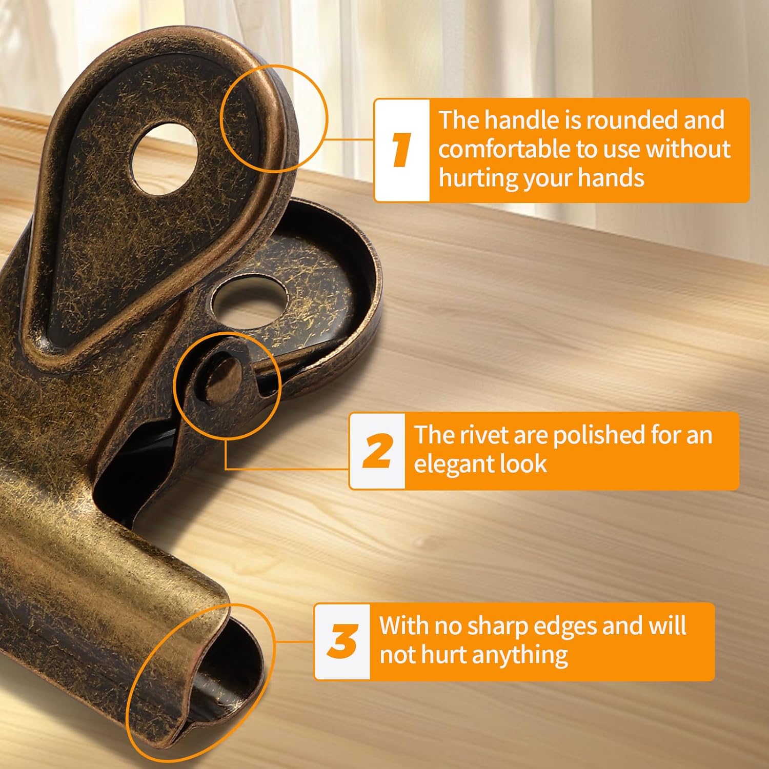 Bulldog Clips, 3 Pcs Binder Cl - огляд і ціна Food Storage Roll Bags
