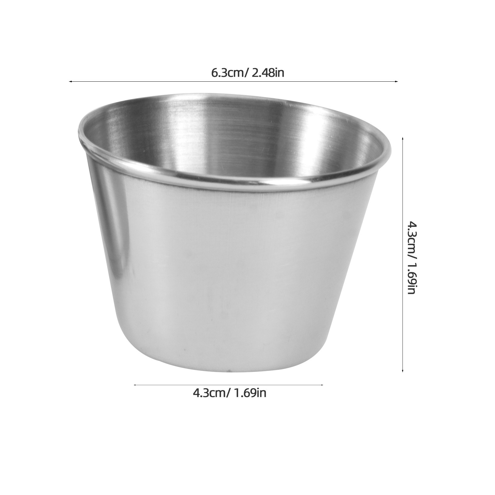 1Set Stainless Steel Sauce Cup - огляд і ціна Food Storage Temperature