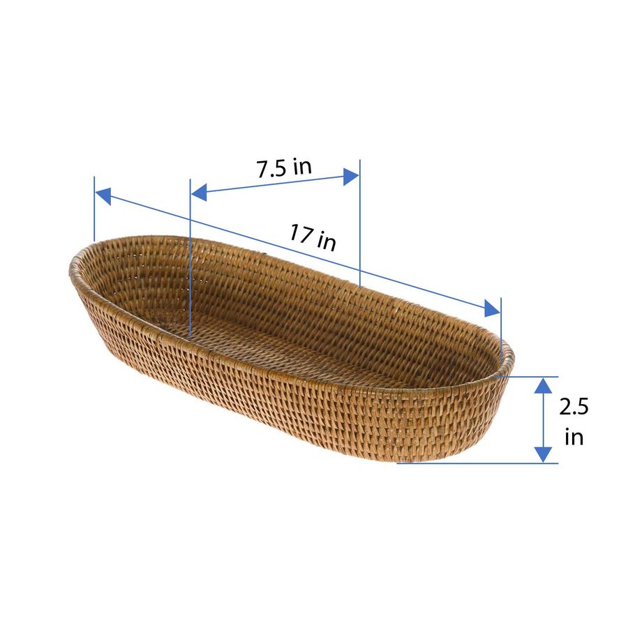La Jolla Bread Basket Woven Ra - огляд і ціна Food Storage Home