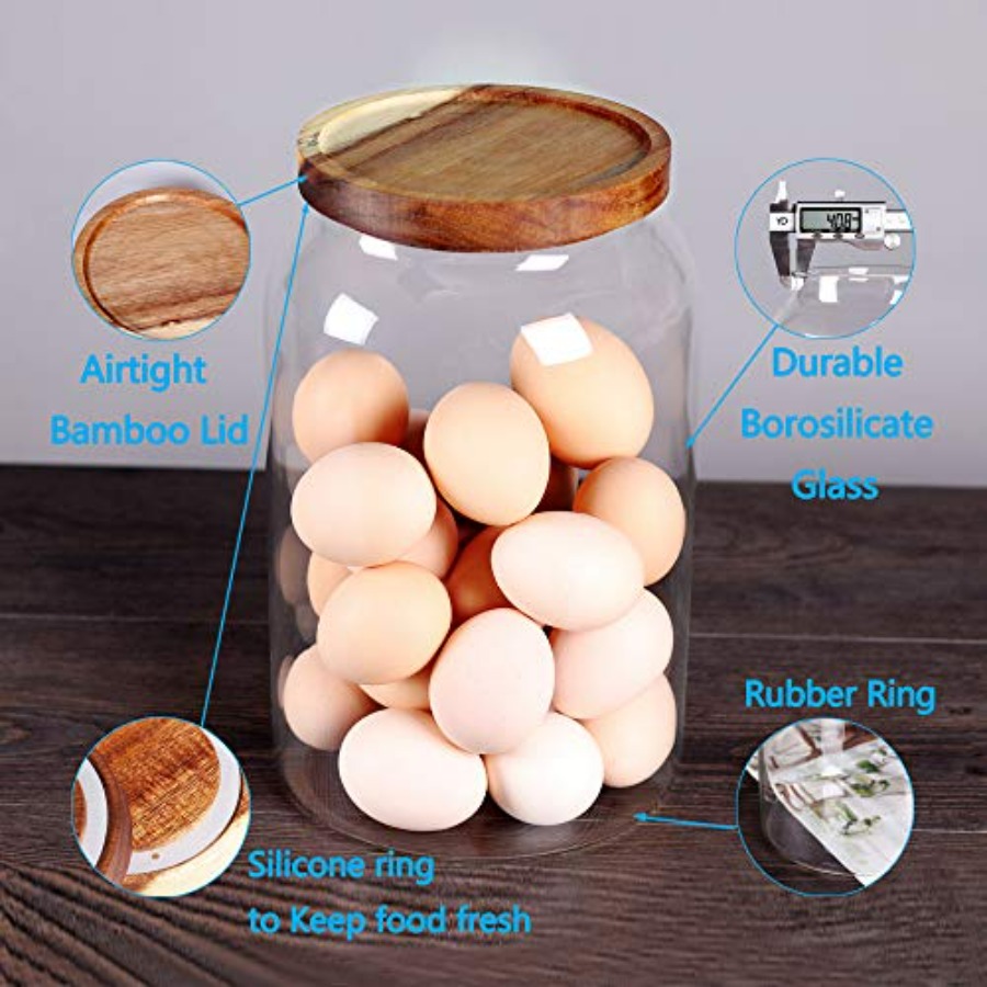 Egg Jar,kitchen canister， 1 Ga - огляд і ціна Food Storage Eggs
