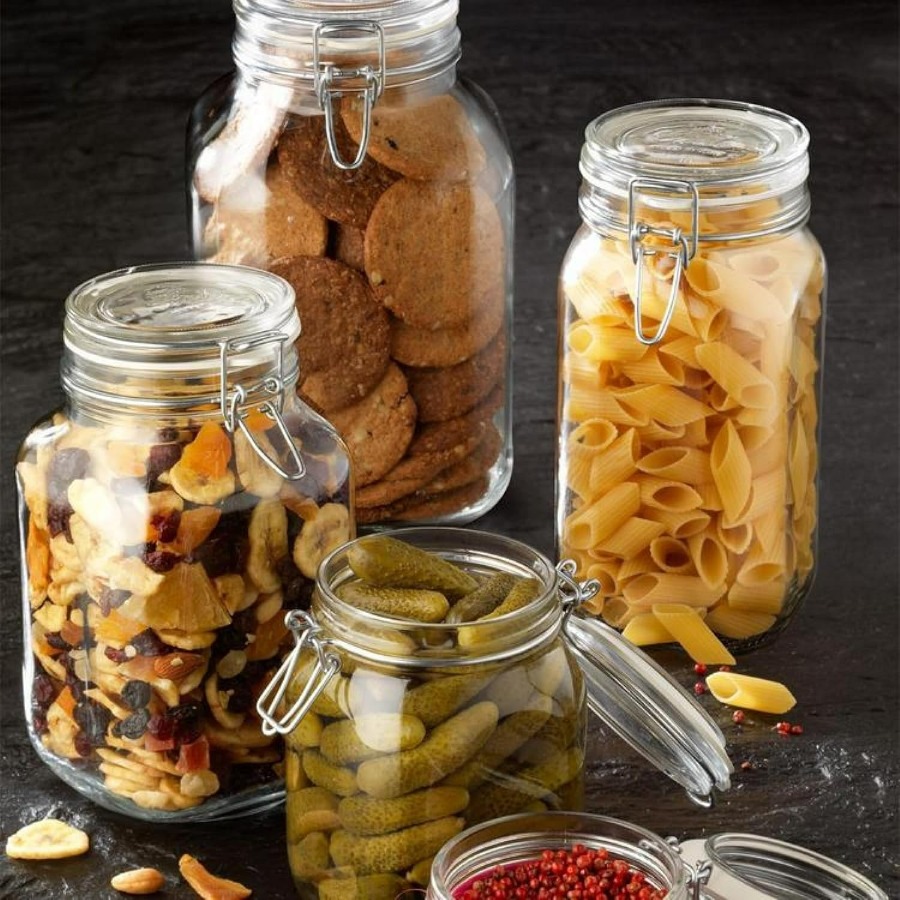 Fido 5L Glass Jar - 169oz Airt - огляд і ціна Food Storage Home