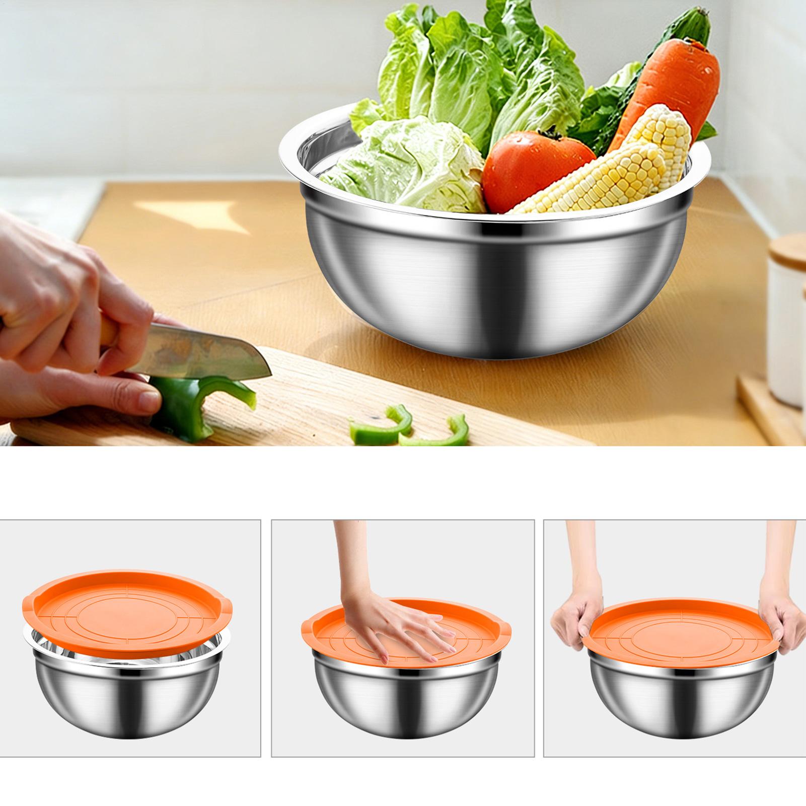 Metal Mixing Bowls Nesting Rou - огляд і ціна Food Storage Eggs