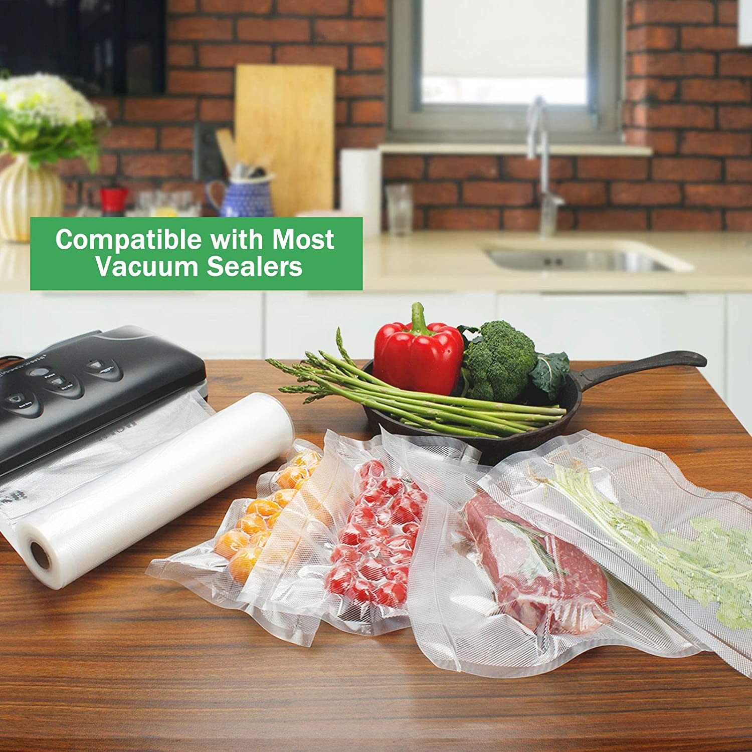 Vacuum bags for food Vacuum Se - огляд і ціна Food Storage Roll Bags