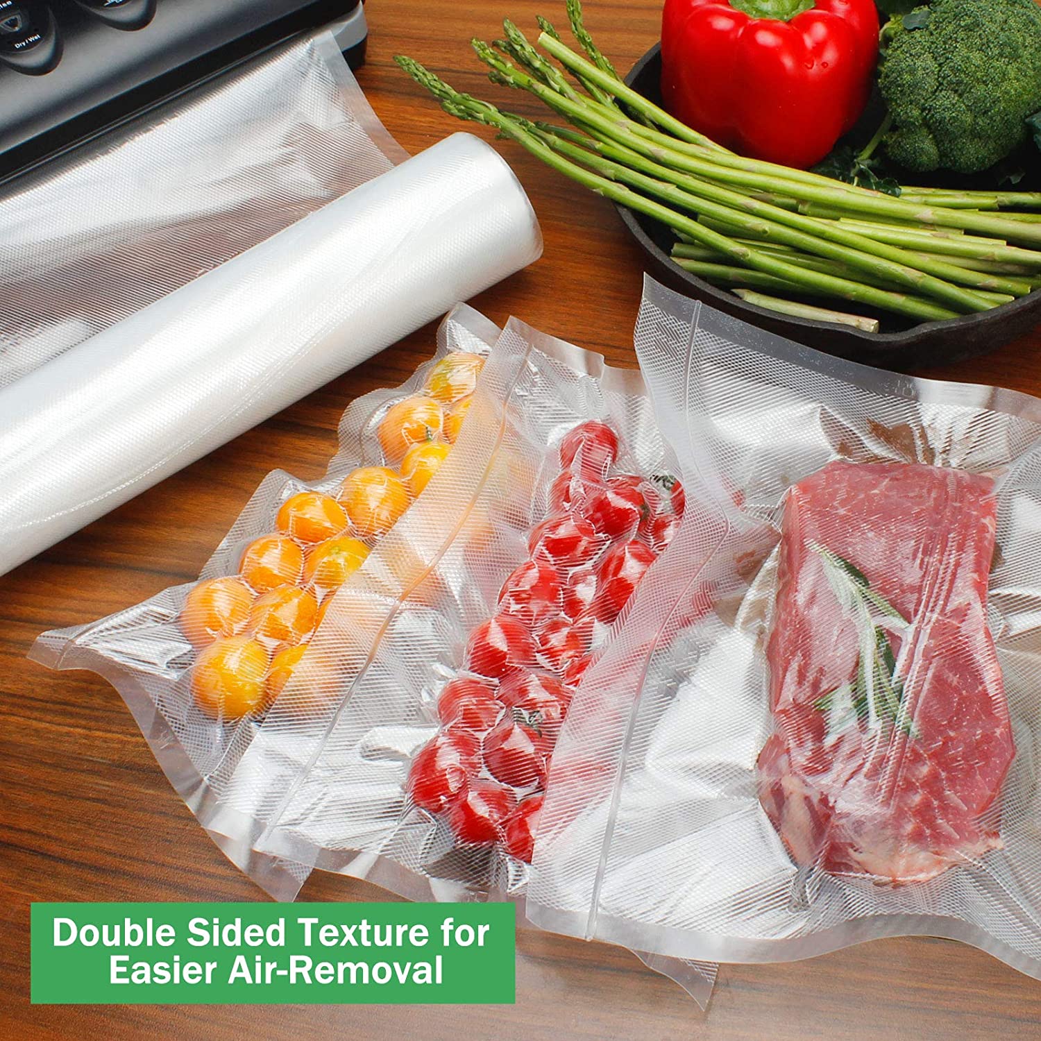 Vacuum bags for food Vacuum Se - огляд і ціна Food Storage Roll Bags