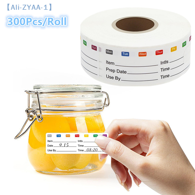 【ZYAA-1】300Pcs/Roll Kitchen Da - огляд і ціна Food Storage Expiration Dates