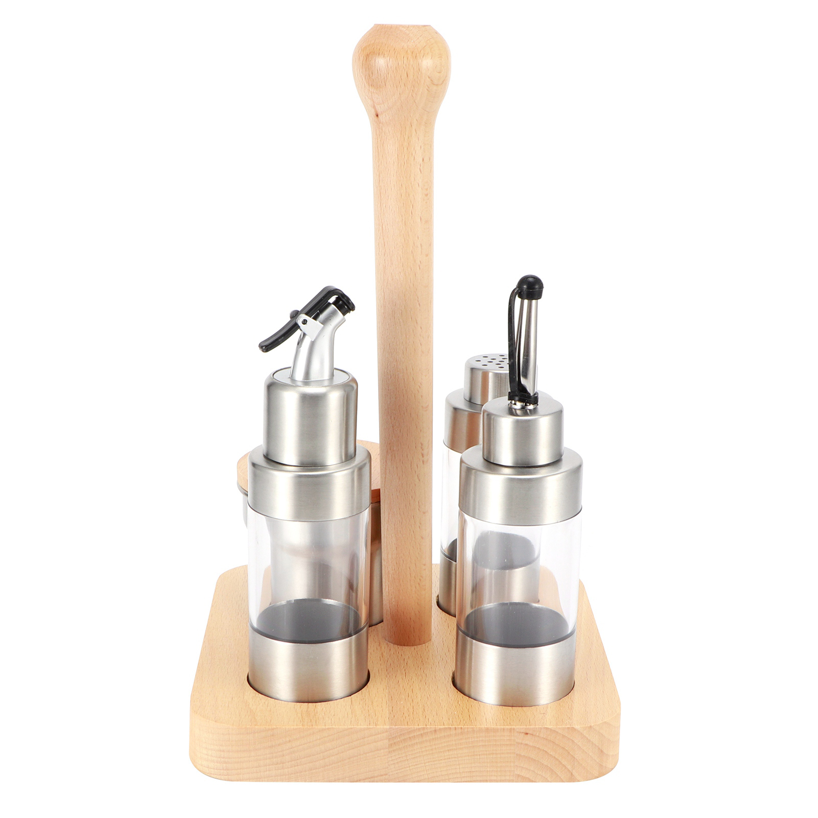 Wood Condiment Set Multi‑Funct - огляд і ціна Herb Keeper Container