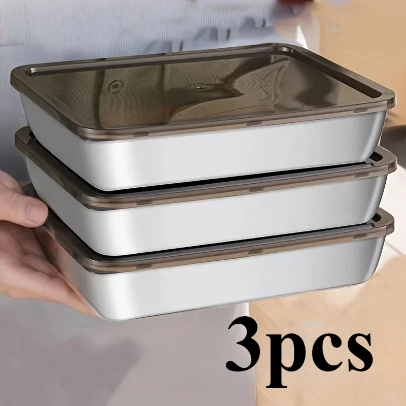 3pc Stainless Steel Food Stora - огляд і ціна Food Storage Home