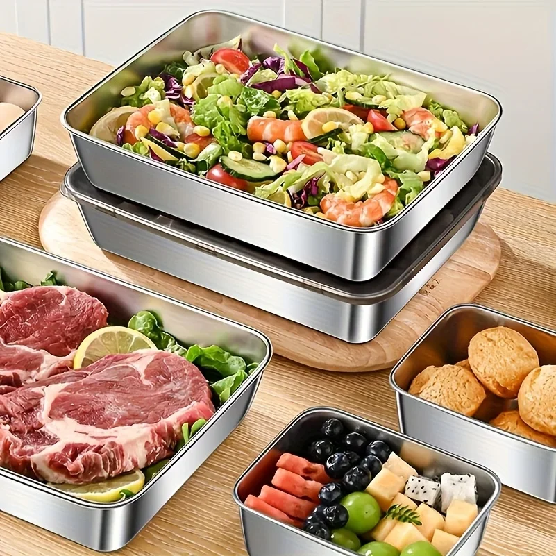 3pc Stainless Steel Food Stora - огляд і ціна Food Storage Home