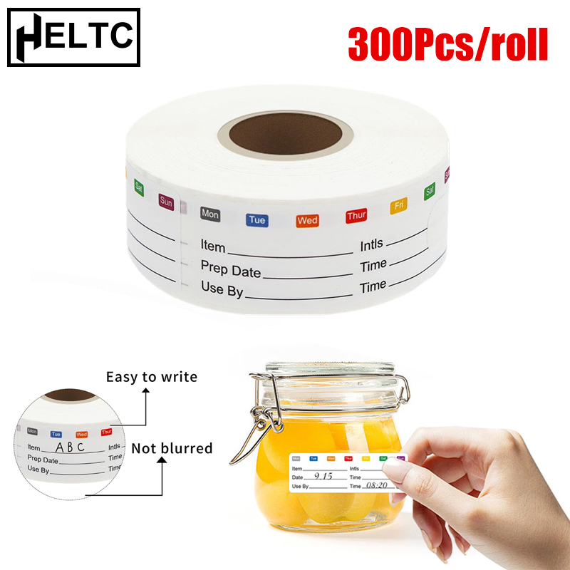 300Pcs/Roll Kitchen Date Food  - огляд і ціна Food Storage Expiration Dates