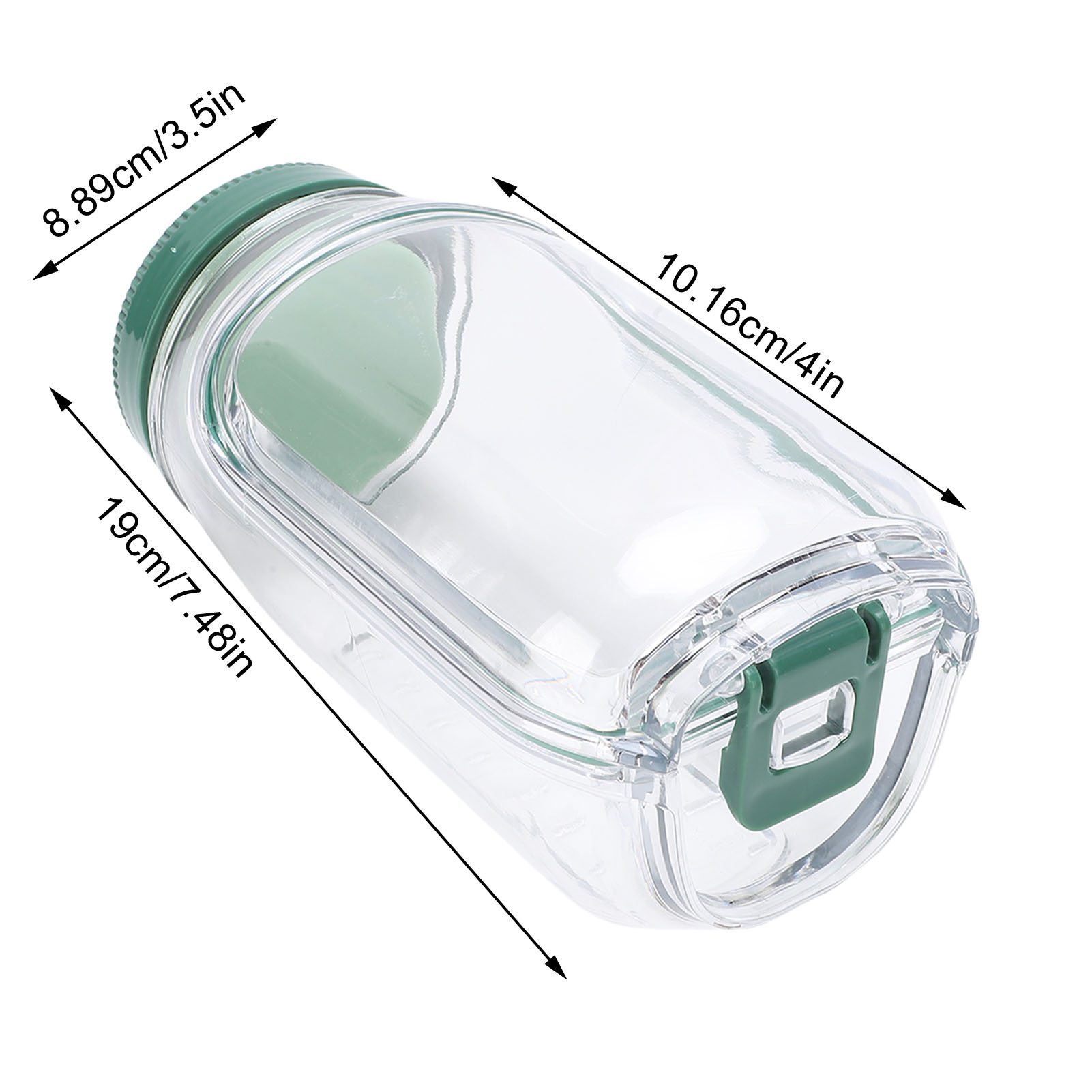 Salad Jar Side Open Plastic Le - огляд і ціна Herb Keeper Container