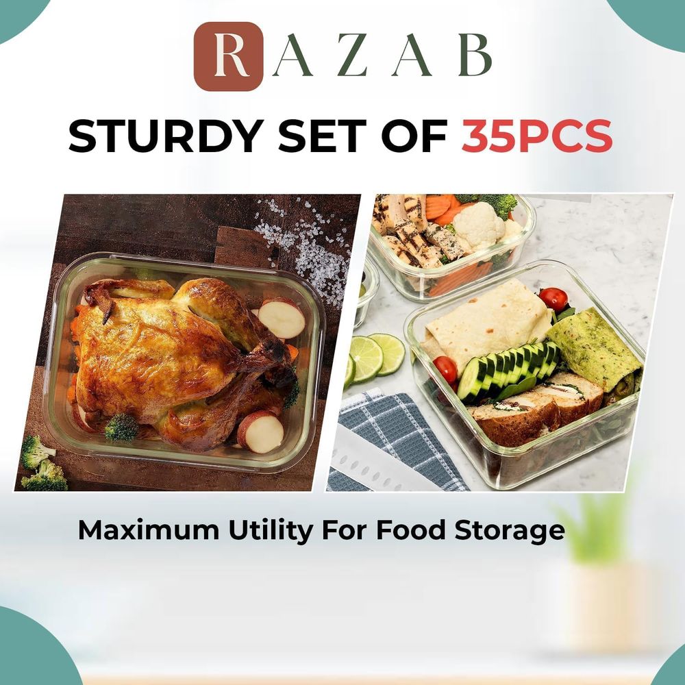 Pc Set Glass Food Storage Cont - огляд і ціна Food Storage Boxes