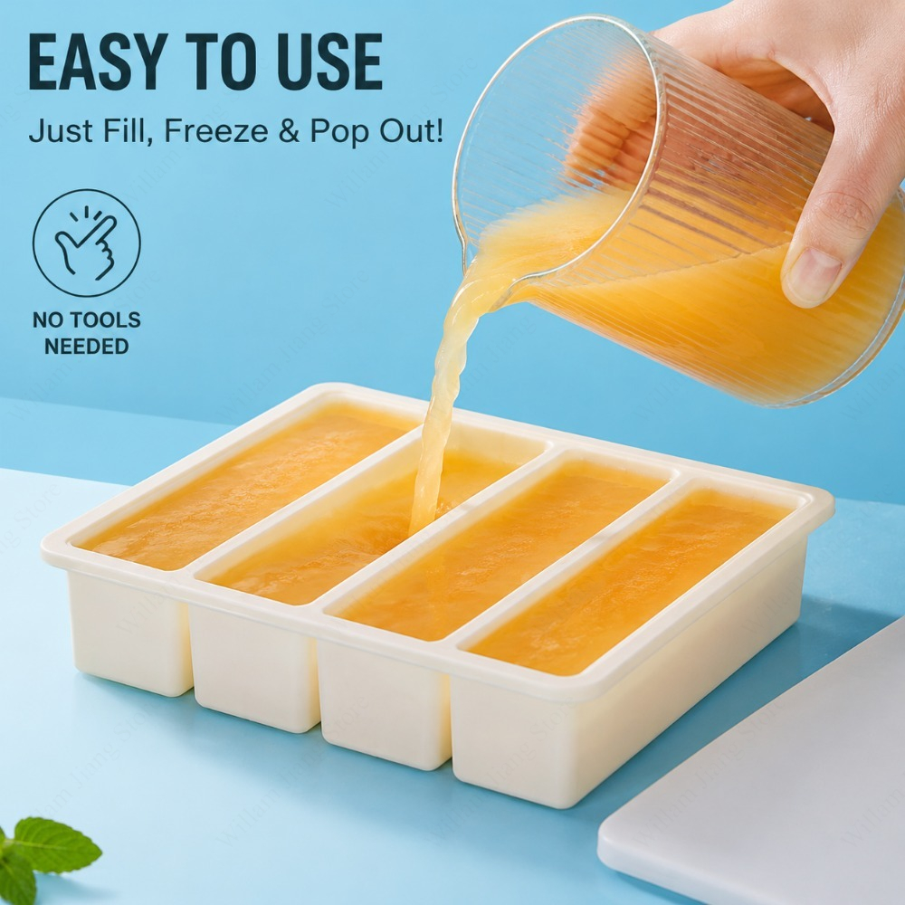 Durable Silicone Freezing Tray - огляд і ціна Food Storage Home