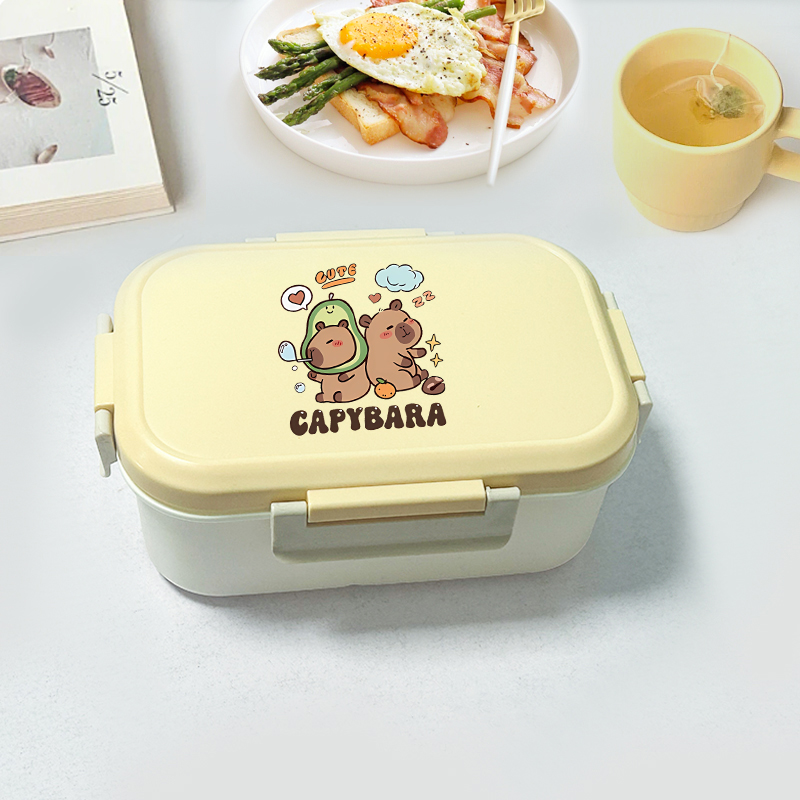 Capybara Bento Lunch Box Carto - огляд і ціна Food Storage For