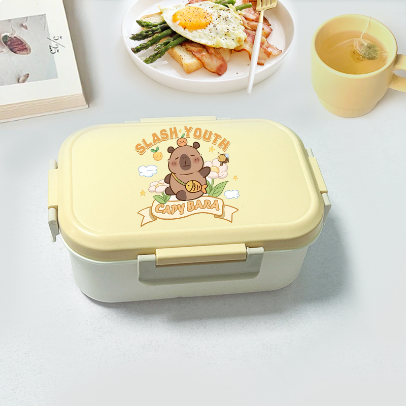 Capybara Bento Lunch Box Carto - огляд і ціна Food Storage For