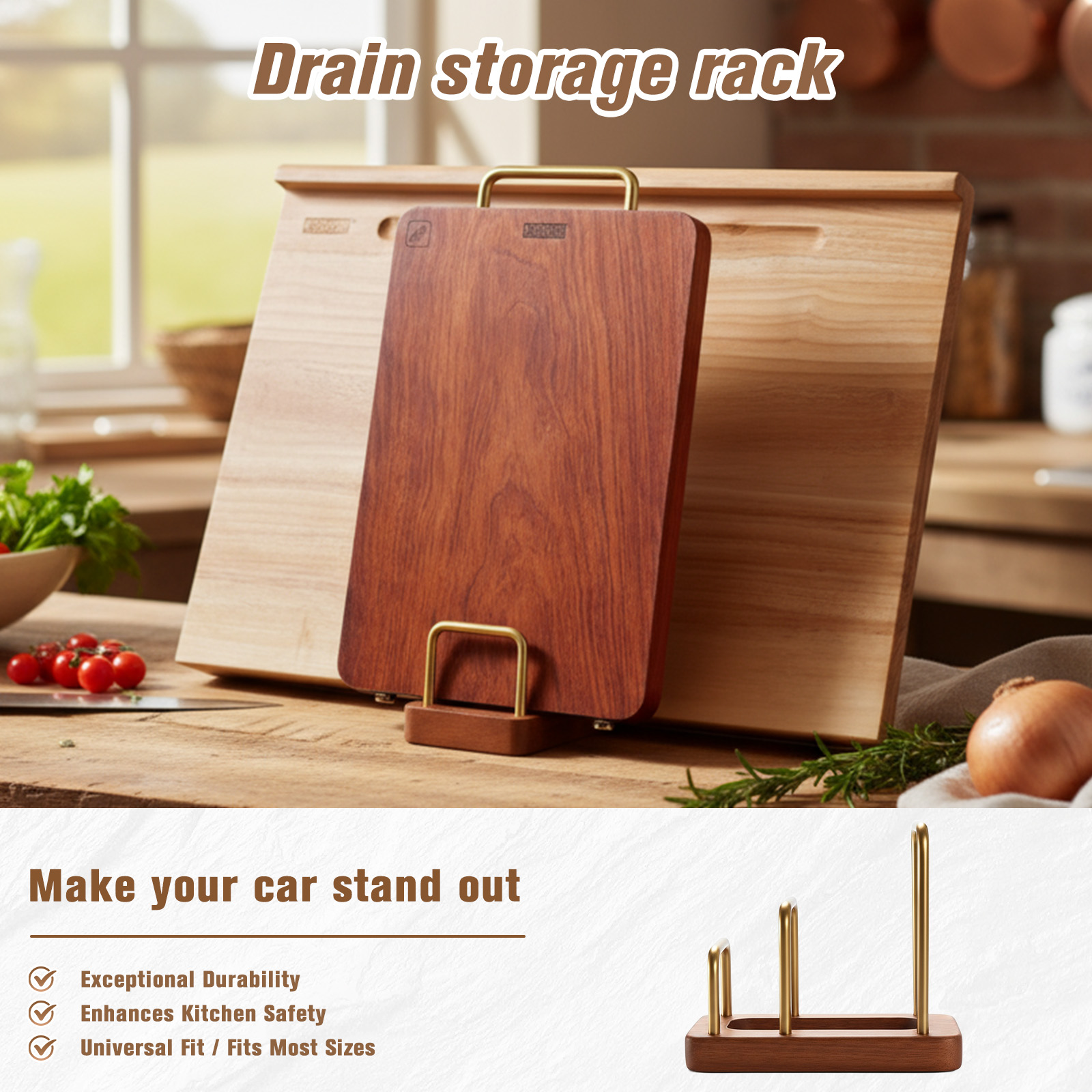 Solid Wood Plate Rack Multi La - огляд і ціна Food Storage Home