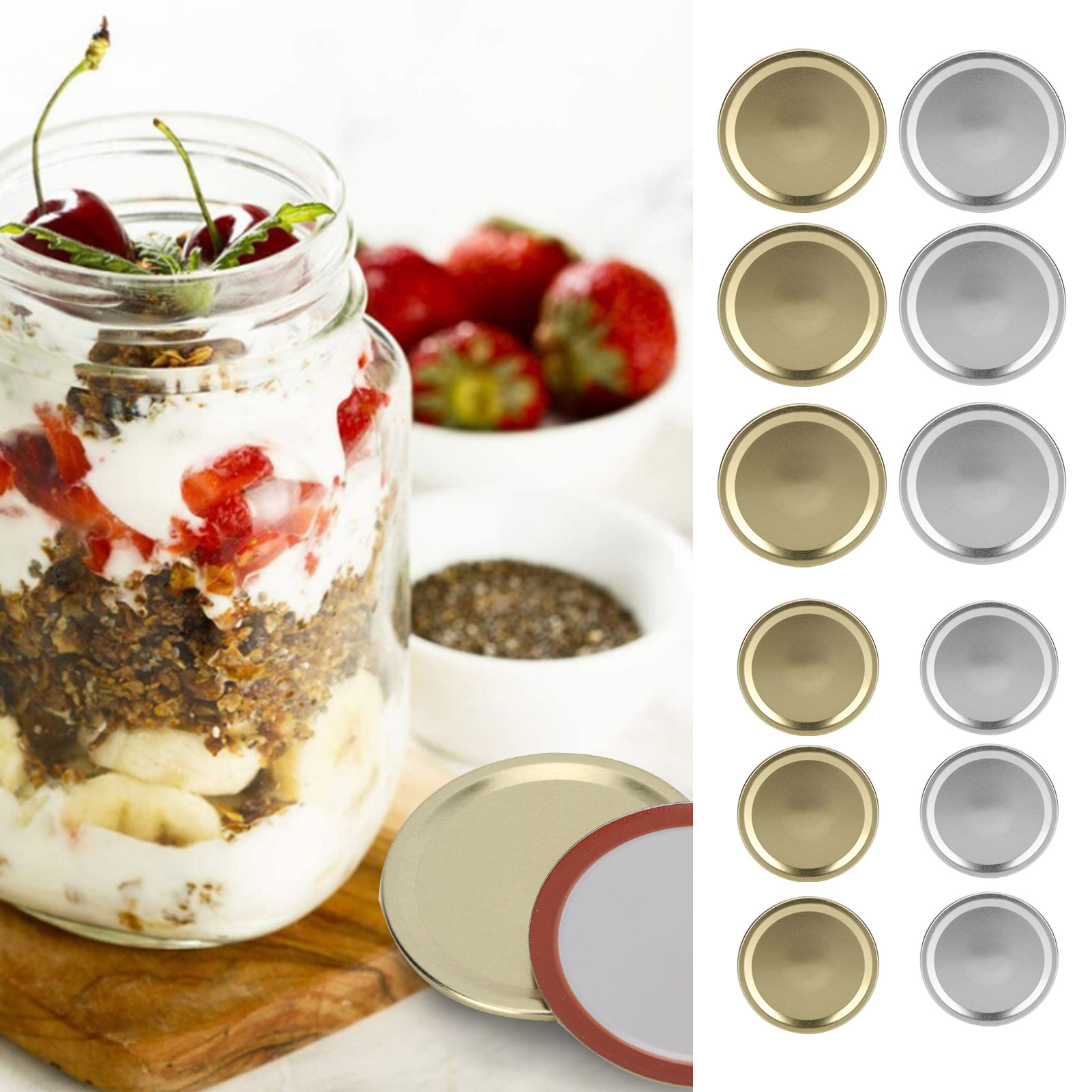 Round Split Type Lids Canning  - огляд і ціна Herb Keeper Container