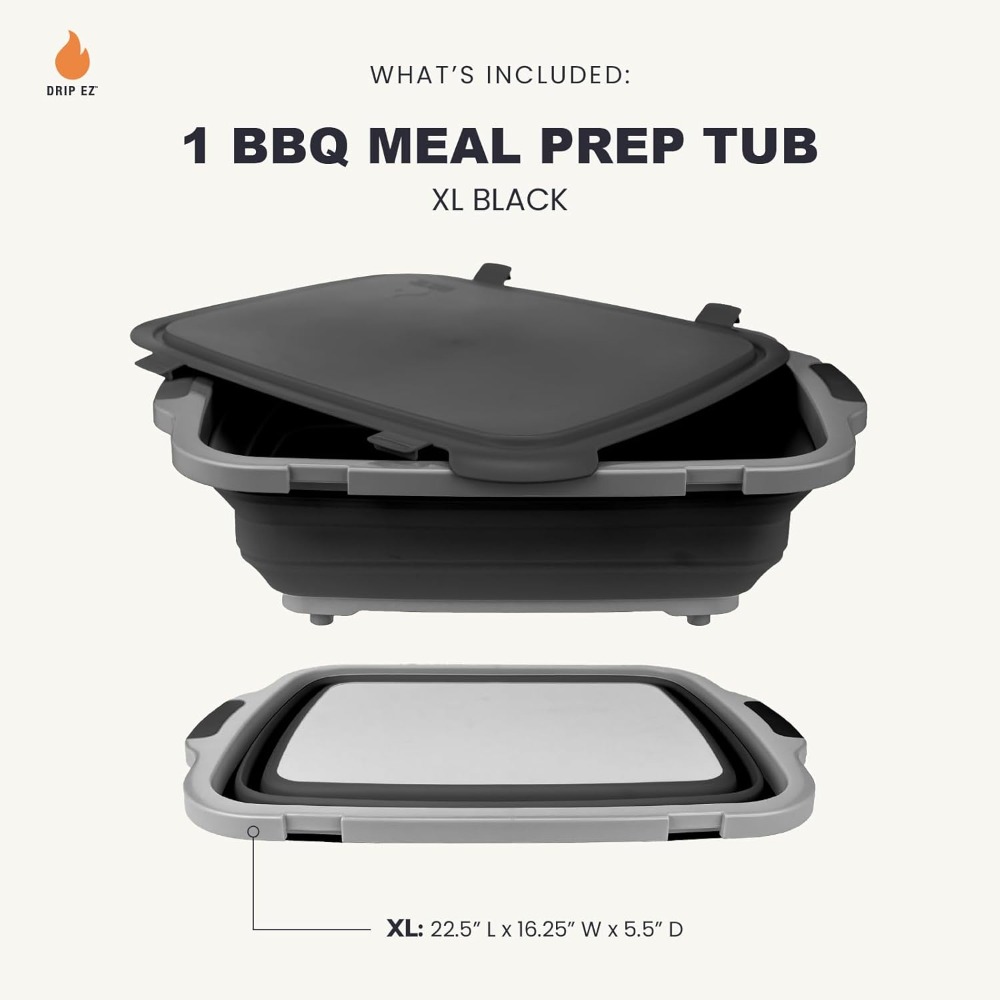 Collapsible BBQ Prep Tub XL -  - огляд і ціна Food Storage For