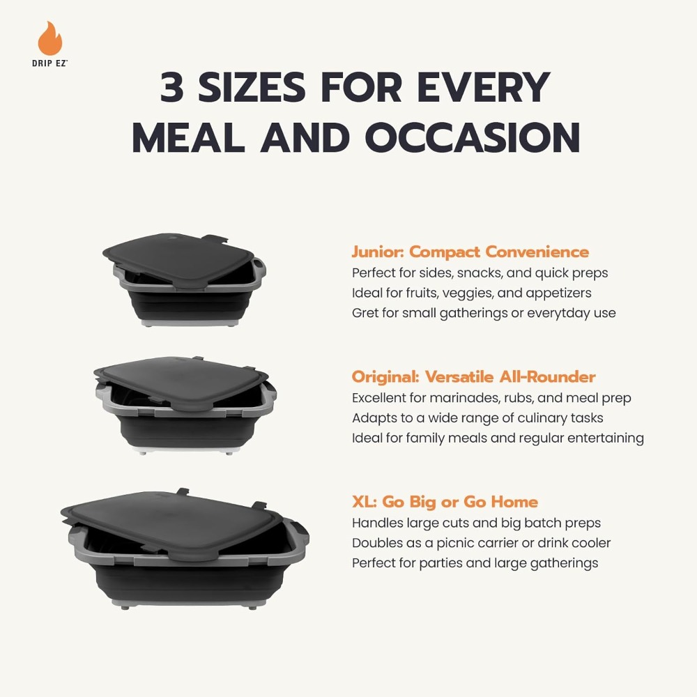 Collapsible BBQ Prep Tub XL -  - огляд і ціна Food Storage For